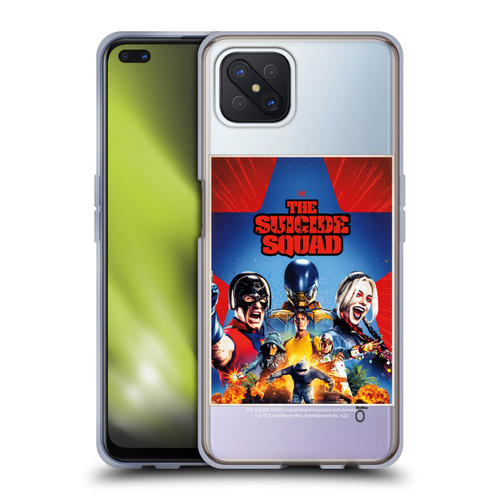 The Suicide Squad 2021 Character Poster Group Soft Gel Case for OPPO Reno4 Z 5G