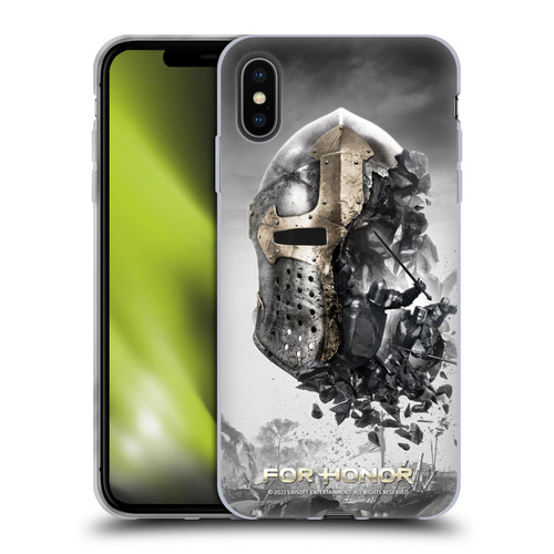 For Honor Key Art Knight Soft Gel Case for Apple iPhone XS Max