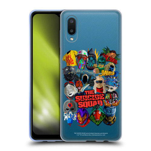 The Suicide Squad 2021 Character Poster Group Head Soft Gel Case for Samsung Galaxy A02/M02 (2021)