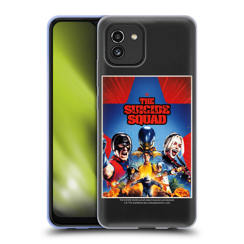 The Suicide Squad 2021 Character Poster Group Soft Gel Case for Samsung Galaxy A03 (2021)
