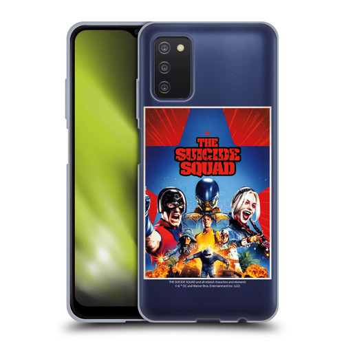 The Suicide Squad 2021 Character Poster Group Soft Gel Case for Samsung Galaxy A03s (2021)