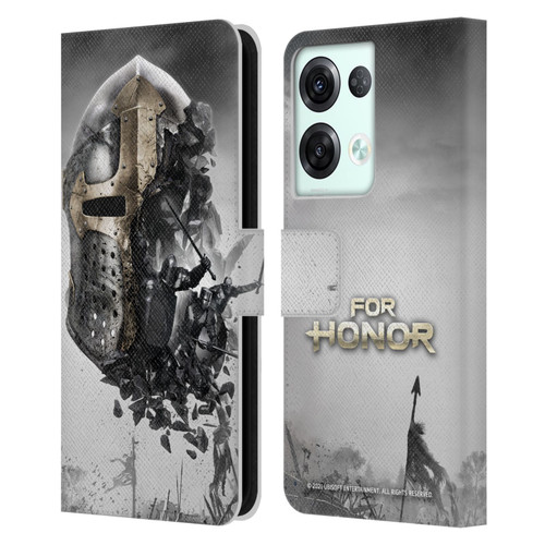 For Honor Key Art Knight Leather Book Wallet Case Cover For OPPO Reno8 Pro