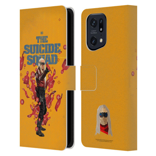 The Suicide Squad 2021 Character Poster Savant Leather Book Wallet Case Cover For OPPO Find X5 Pro