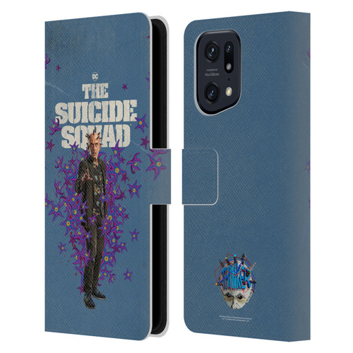 The Suicide Squad 2021 Character Poster Thinker Leather Book Wallet Case Cover For OPPO Find X5 Pro