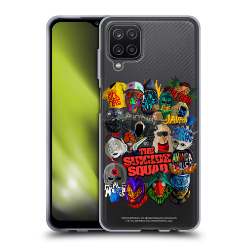 The Suicide Squad 2021 Character Poster Group Head Soft Gel Case for Samsung Galaxy A12 (2020)