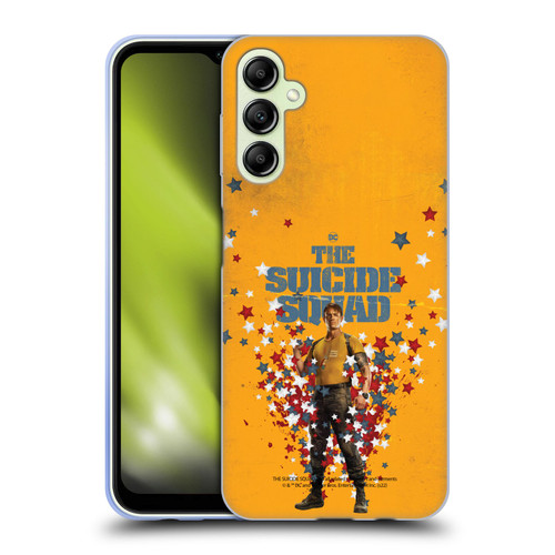 The Suicide Squad 2021 Character Poster Rick Flag Soft Gel Case for Samsung Galaxy A14 5G