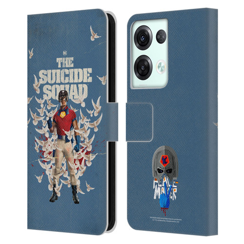 The Suicide Squad 2021 Character Poster Peacemaker Leather Book Wallet Case Cover For OPPO Reno8 Pro