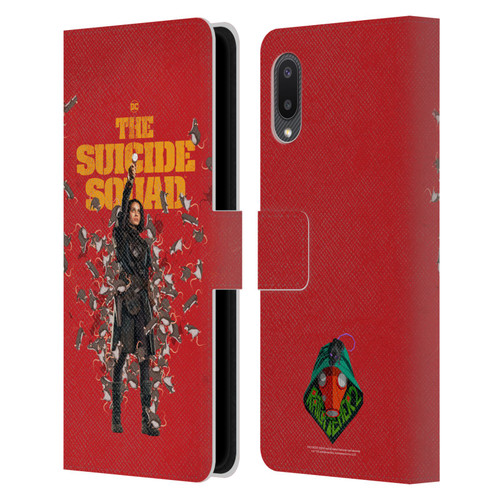 The Suicide Squad 2021 Character Poster Ratcatcher Leather Book Wallet Case Cover For Samsung Galaxy A02/M02 (2021)