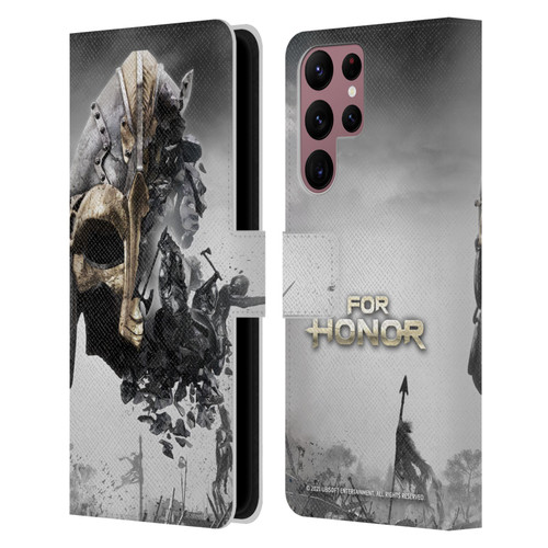 For Honor Key Art Viking Leather Book Wallet Case Cover For Samsung Galaxy S22 Ultra 5G