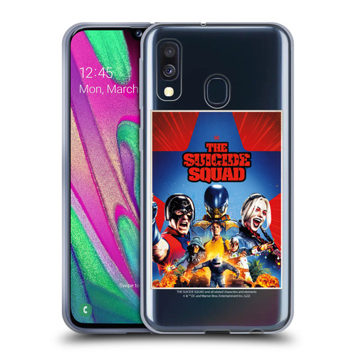 The Suicide Squad 2021 Character Poster Group Soft Gel Case for Samsung Galaxy A40 (2019)