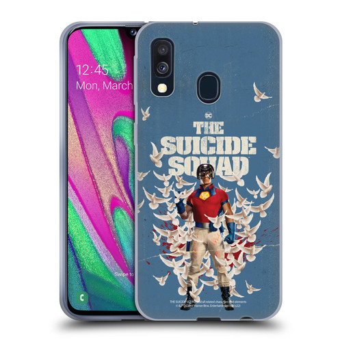 The Suicide Squad 2021 Character Poster Peacemaker Soft Gel Case for Samsung Galaxy A40 (2019)
