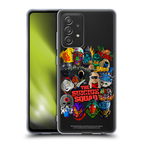 The Suicide Squad 2021 Character Poster Group Head Soft Gel Case for Samsung Galaxy A52 / A52s / 5G (2021)