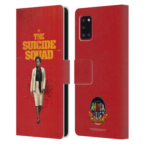 The Suicide Squad 2021 Character Poster Amanda Waller Leather Book Wallet Case Cover For Samsung Galaxy A31 (2020)