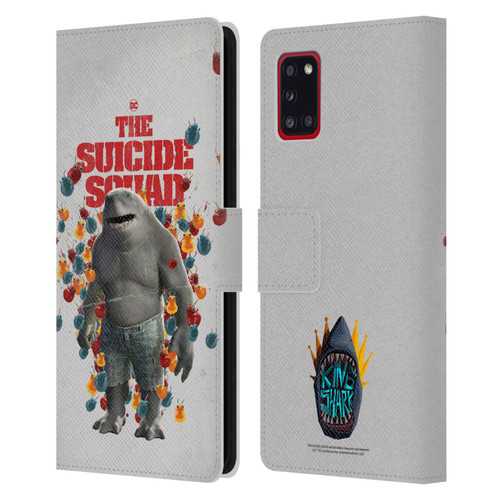 The Suicide Squad 2021 Character Poster King Shark Leather Book Wallet Case Cover For Samsung Galaxy A31 (2020)