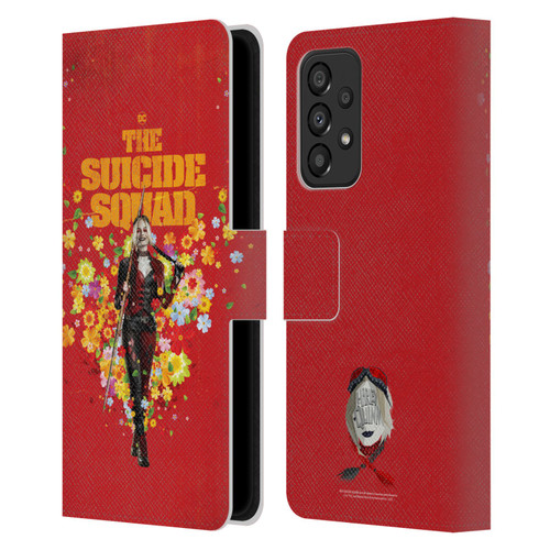 The Suicide Squad 2021 Character Poster Harley Quinn Leather Book Wallet Case Cover For Samsung Galaxy A33 5G (2022)