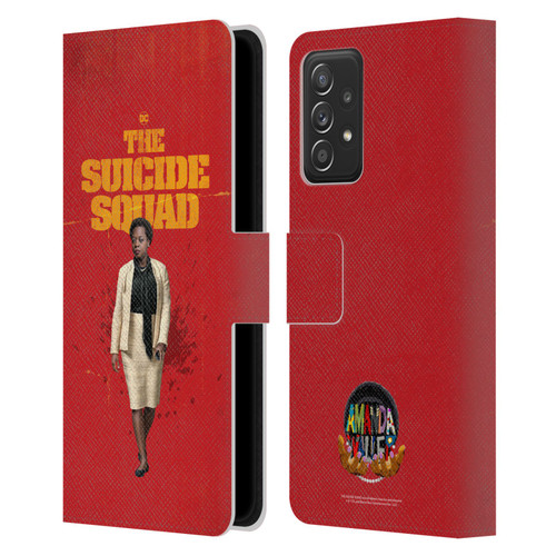 The Suicide Squad 2021 Character Poster Amanda Waller Leather Book Wallet Case Cover For Samsung Galaxy A53 5G (2022)