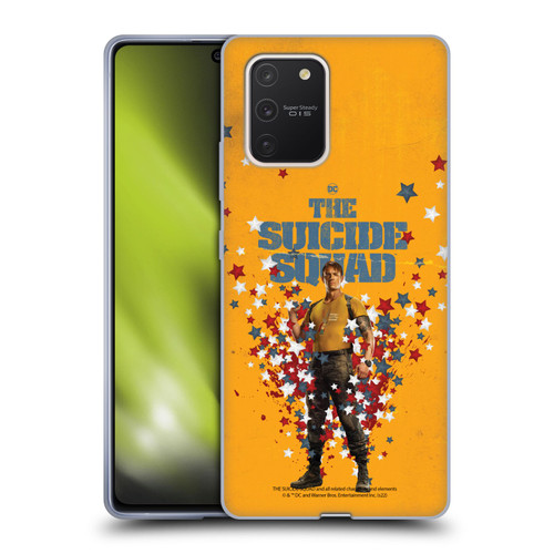 The Suicide Squad 2021 Character Poster Rick Flag Soft Gel Case for Samsung Galaxy S10 Lite