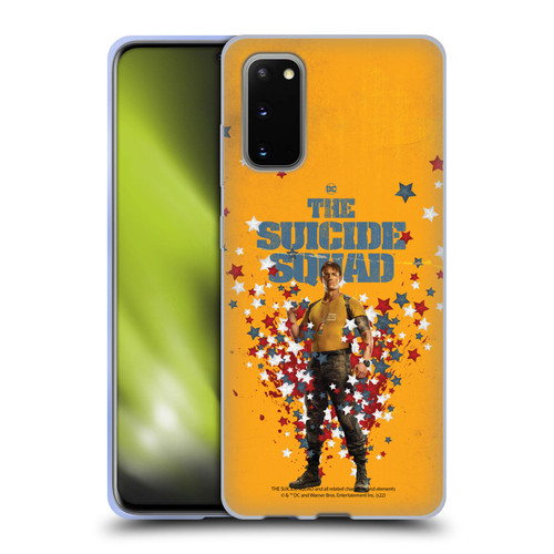 The Suicide Squad 2021 Character Poster Rick Flag Soft Gel Case for Samsung Galaxy S20 / S20 5G