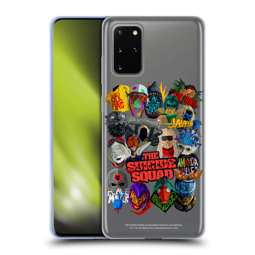 The Suicide Squad 2021 Character Poster Group Head Soft Gel Case for Samsung Galaxy S20+ / S20+ 5G