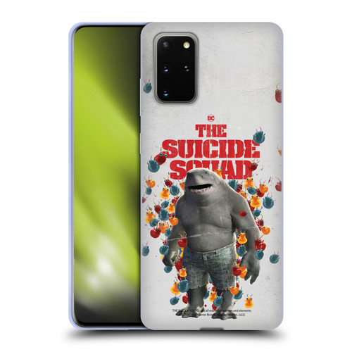 The Suicide Squad 2021 Character Poster King Shark Soft Gel Case for Samsung Galaxy S20+ / S20+ 5G