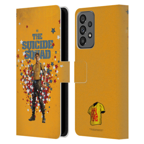 The Suicide Squad 2021 Character Poster Rick Flag Leather Book Wallet Case Cover For Samsung Galaxy A73 5G (2022)