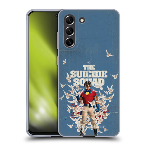 The Suicide Squad 2021 Character Poster Peacemaker Soft Gel Case for Samsung Galaxy S21 FE 5G
