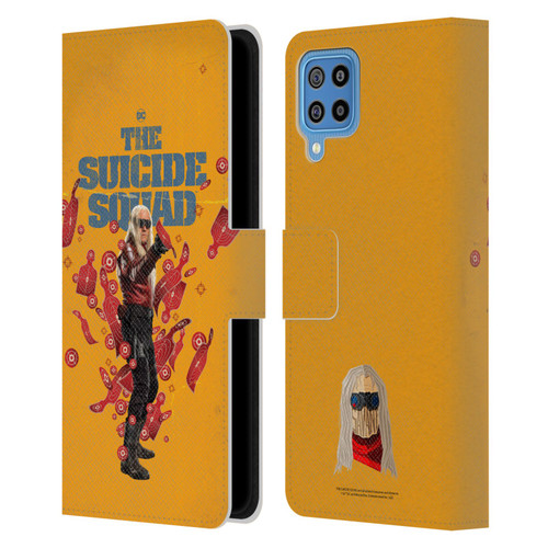 The Suicide Squad 2021 Character Poster Savant Leather Book Wallet Case Cover For Samsung Galaxy F22 (2021)