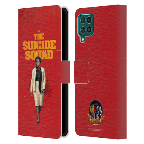 The Suicide Squad 2021 Character Poster Amanda Waller Leather Book Wallet Case Cover For Samsung Galaxy F62 (2021)