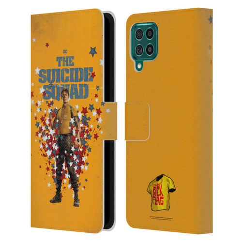 The Suicide Squad 2021 Character Poster Rick Flag Leather Book Wallet Case Cover For Samsung Galaxy F62 (2021)