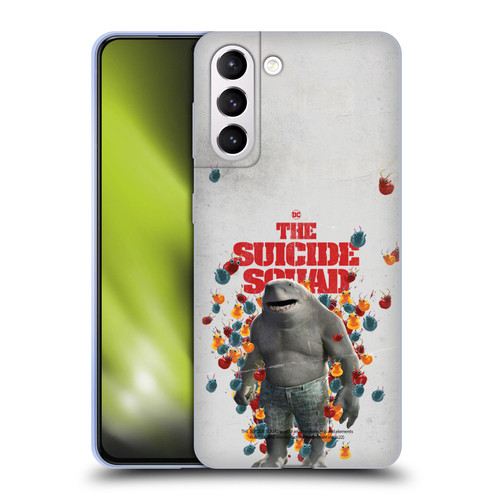 The Suicide Squad 2021 Character Poster King Shark Soft Gel Case for Samsung Galaxy S21+ 5G