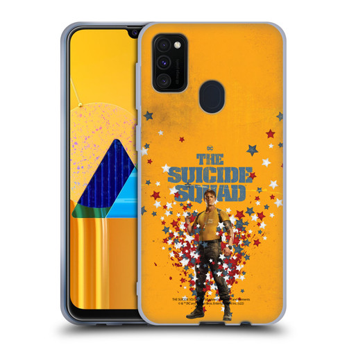 The Suicide Squad 2021 Character Poster Rick Flag Soft Gel Case for Samsung Galaxy M30s (2019)/M21 (2020)