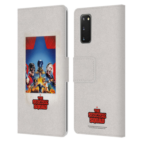 The Suicide Squad 2021 Character Poster Group Leather Book Wallet Case Cover For Samsung Galaxy S20 / S20 5G
