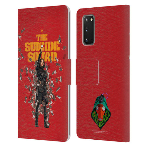 The Suicide Squad 2021 Character Poster Ratcatcher Leather Book Wallet Case Cover For Samsung Galaxy S20 / S20 5G