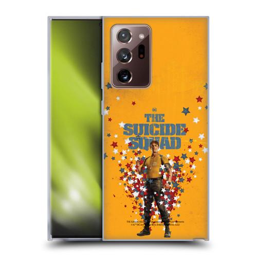 The Suicide Squad 2021 Character Poster Rick Flag Soft Gel Case for Samsung Galaxy Note20 Ultra / 5G
