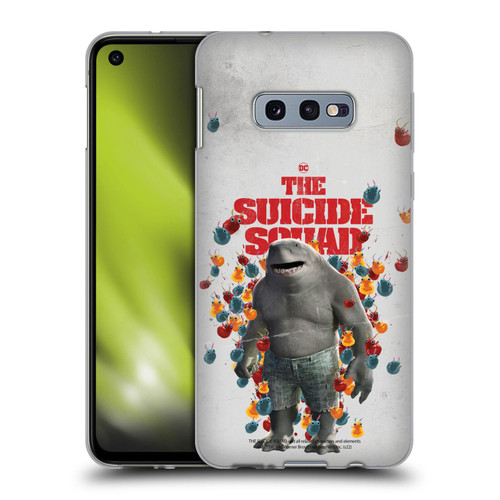 The Suicide Squad 2021 Character Poster King Shark Soft Gel Case for Samsung Galaxy S10e