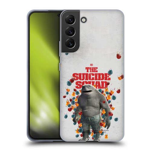 The Suicide Squad 2021 Character Poster King Shark Soft Gel Case for Samsung Galaxy S22+ 5G