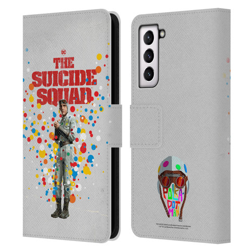The Suicide Squad 2021 Character Poster Polkadot Man Leather Book Wallet Case Cover For Samsung Galaxy S21 5G