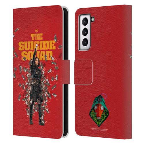 The Suicide Squad 2021 Character Poster Ratcatcher Leather Book Wallet Case Cover For Samsung Galaxy S21 5G