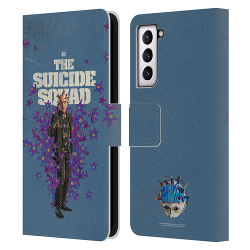 The Suicide Squad 2021 Character Poster Thinker Leather Book Wallet Case Cover For Samsung Galaxy S21 5G