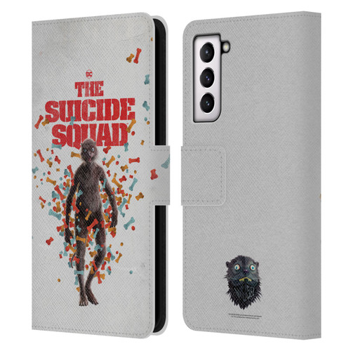 The Suicide Squad 2021 Character Poster Weasel Leather Book Wallet Case Cover For Samsung Galaxy S21 5G