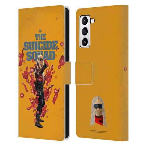 The Suicide Squad 2021 Character Poster Savant Leather Book Wallet Case Cover For Samsung Galaxy S21+ 5G