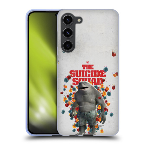 The Suicide Squad 2021 Character Poster King Shark Soft Gel Case for Samsung Galaxy S23+ 5G