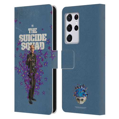 The Suicide Squad 2021 Character Poster Thinker Leather Book Wallet Case Cover For Samsung Galaxy S21 Ultra 5G