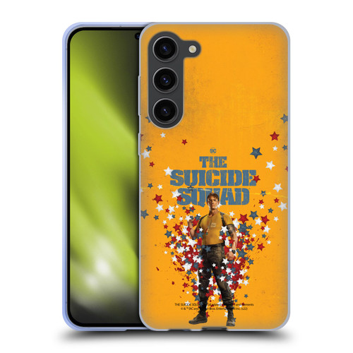 The Suicide Squad 2021 Character Poster Rick Flag Soft Gel Case for Samsung Galaxy S23+ 5G