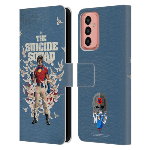 The Suicide Squad 2021 Character Poster Peacemaker Leather Book Wallet Case Cover For Samsung Galaxy M13 (2022)