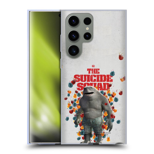 The Suicide Squad 2021 Character Poster King Shark Soft Gel Case for Samsung Galaxy S23 Ultra 5G