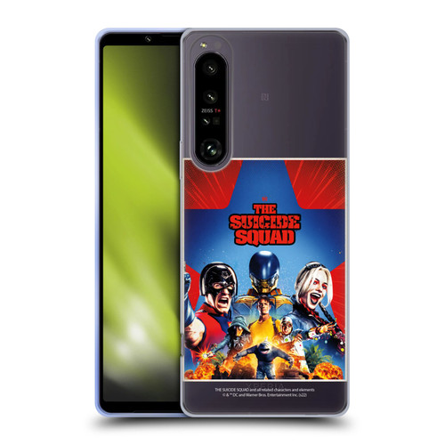 The Suicide Squad 2021 Character Poster Group Soft Gel Case for Sony Xperia 1 IV