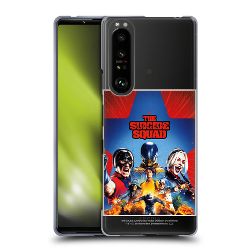 The Suicide Squad 2021 Character Poster Group Soft Gel Case for Sony Xperia 1 III