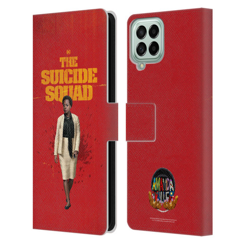The Suicide Squad 2021 Character Poster Amanda Waller Leather Book Wallet Case Cover For Samsung Galaxy M53 (2022)