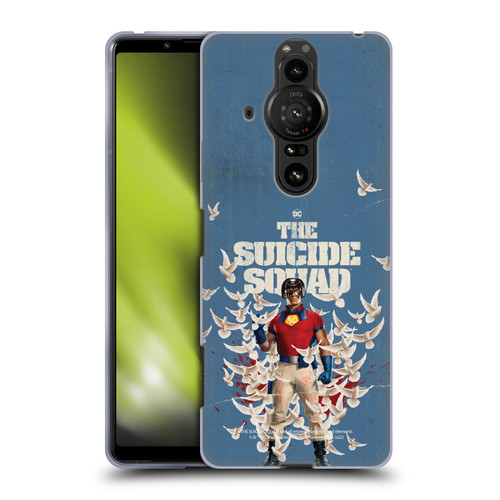 The Suicide Squad 2021 Character Poster Peacemaker Soft Gel Case for Sony Xperia Pro-I